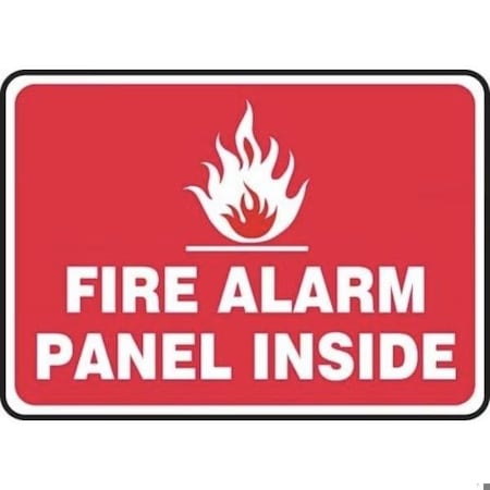 Accuform SAFETY SIGN FIRE ALARM PANEL INSIDE MEXG512XL MEXG512XL